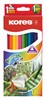Obrázek Pastelky trojhranné Kores Aquarel / akvarelové - 12 barev