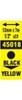 Obrázek Pásky D1 standardní - 12 mm x 7 m / černý tisk / žlutá páska