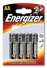 Obrázek Baterie Energizer alkalické - baterie tužková AA / 4 ks