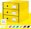 Obrázek Zásuvkový box Leitz Click & Store - 3 zásuvky / žlutá