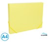 Obrázek Box na spisy s gumou A4 - pastelová žlutá