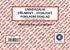 Obrázek Baloušek univerzální příjmový a výdajový pokladní doklad - A6 / nečíslovaný / 50 listů / NCR / PT060